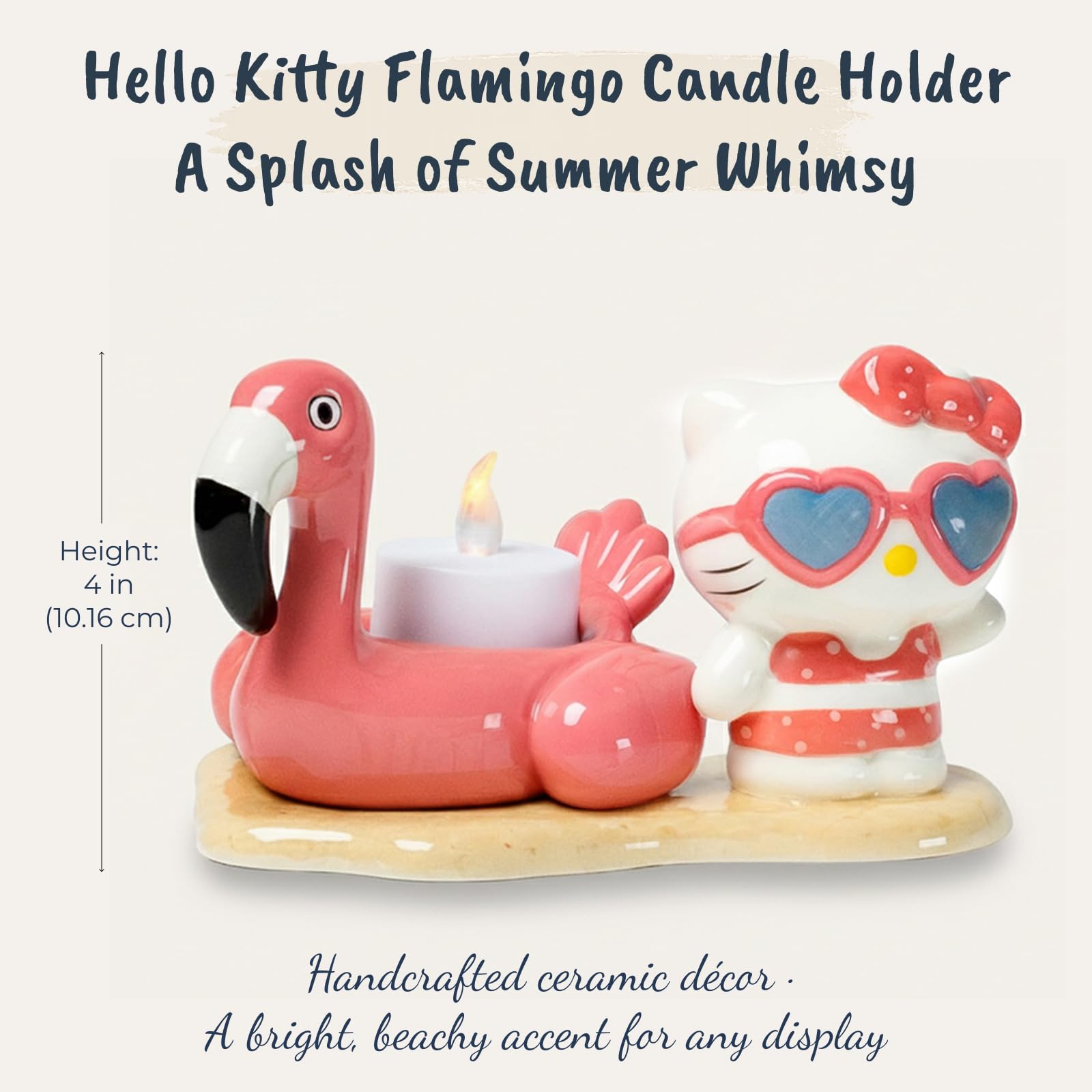Amazon.com: Blue Sky Clayworks Hello Kitty Flamingo Tealight